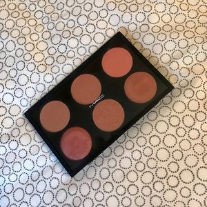 MAC Custom Powder Blush Palette x 6 Neutral Shades